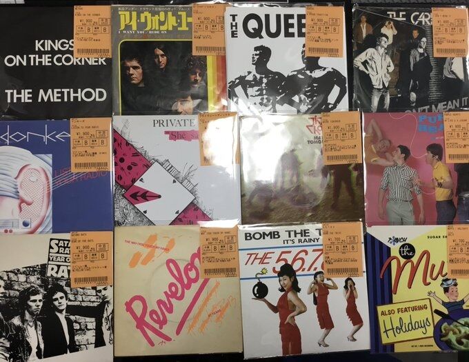 7/15(土)70'S PUNK/POWERPOP/GARAGEなどを中心に中古7インチレコード約