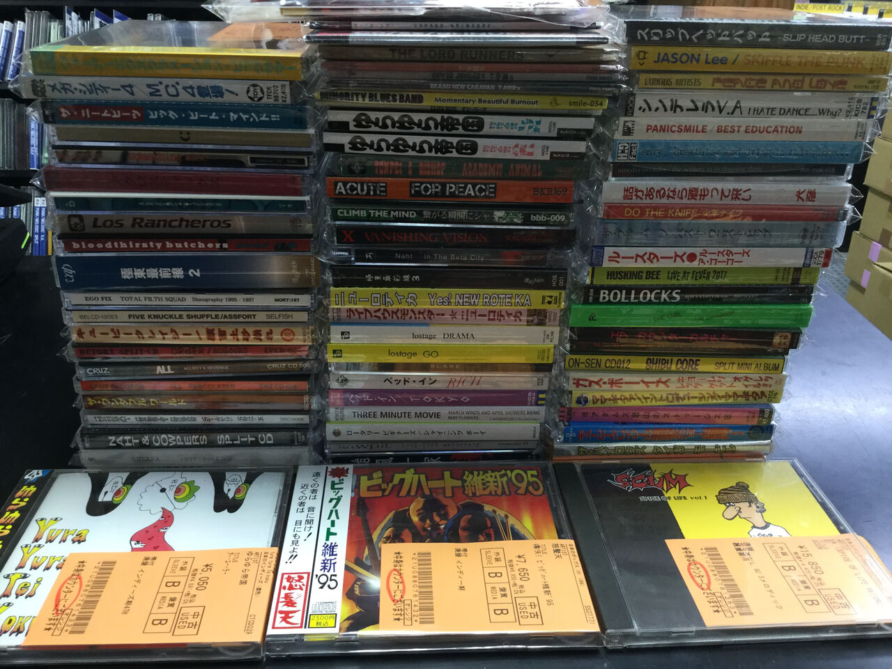 レア盤含む国内PUNK/HARDCOREを中心に中古CDが大量入荷