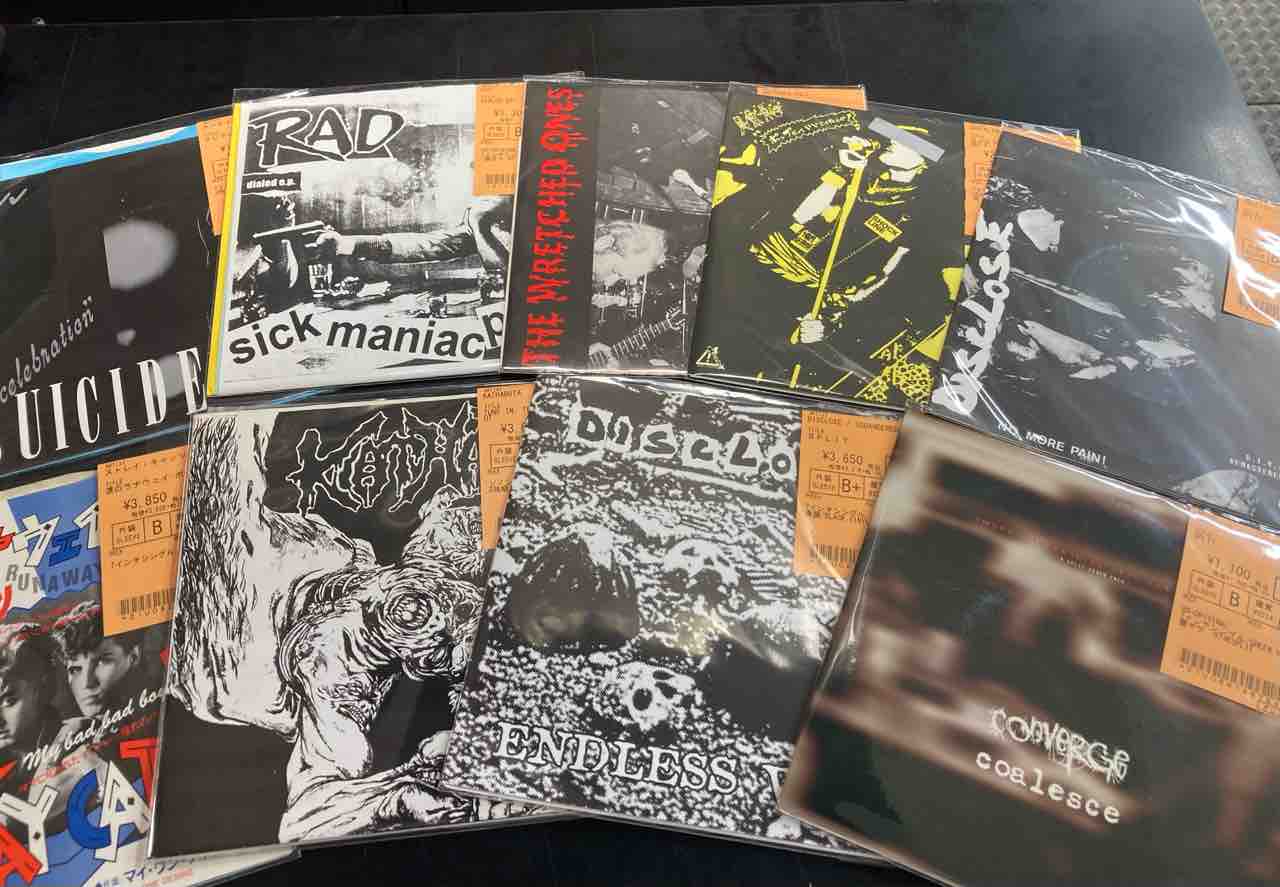 US PUNKロック 7インチ 10枚セット 90's HC/GARAGEなどの中古7インチが入荷いたしました！ : ディスク