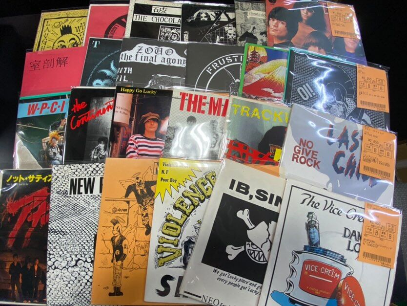 国内HC/MELODIC/POWERPOPなどの中古7インチまとまって入荷