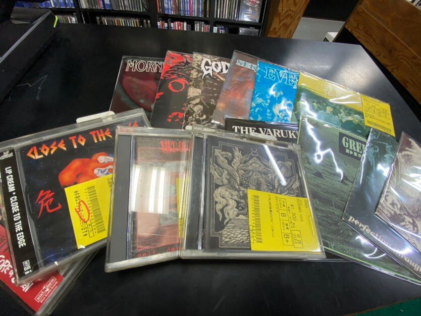 ニュースクールやメタルを中心に中古CD＆7インチが入荷