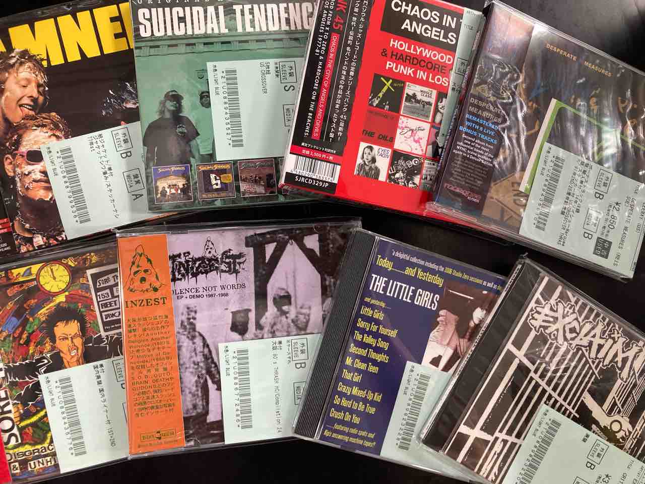 hardcore punk CD まとめ売り 19枚　クラスト CRUST、HARDCORE中心に中古CASSETTE TAPE、DVD、CD、BOOK、T