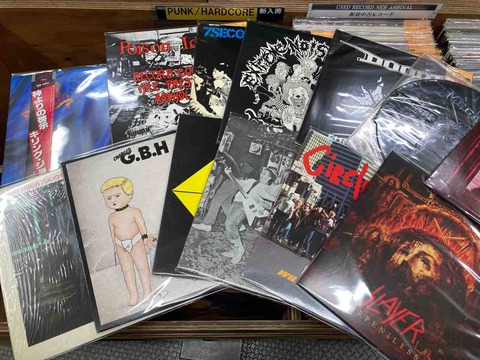 80'S HC/THRASH METAL/NEW WAVEなど中古LP大量入荷
