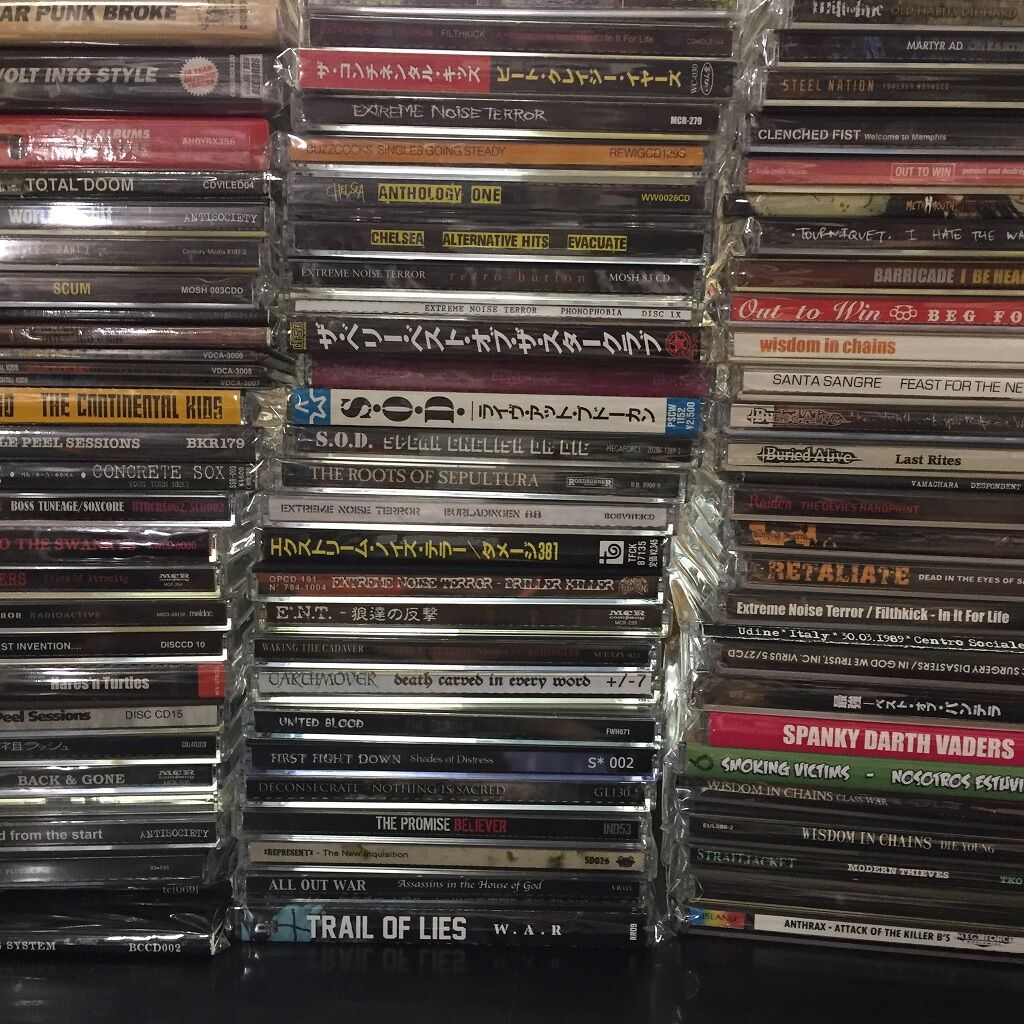 80's UK/METALCORE/JAPANESE HCを中心に中古CD、DVDが入荷致しました