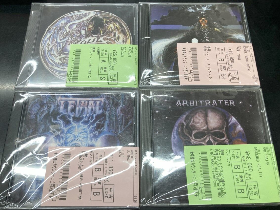 90年代デスメタル スラッシュメタル 国内盤4枚セット ヘヴィメタル 90年代デスメタル スラッシュメタル 国内盤4枚セット ヘヴィ