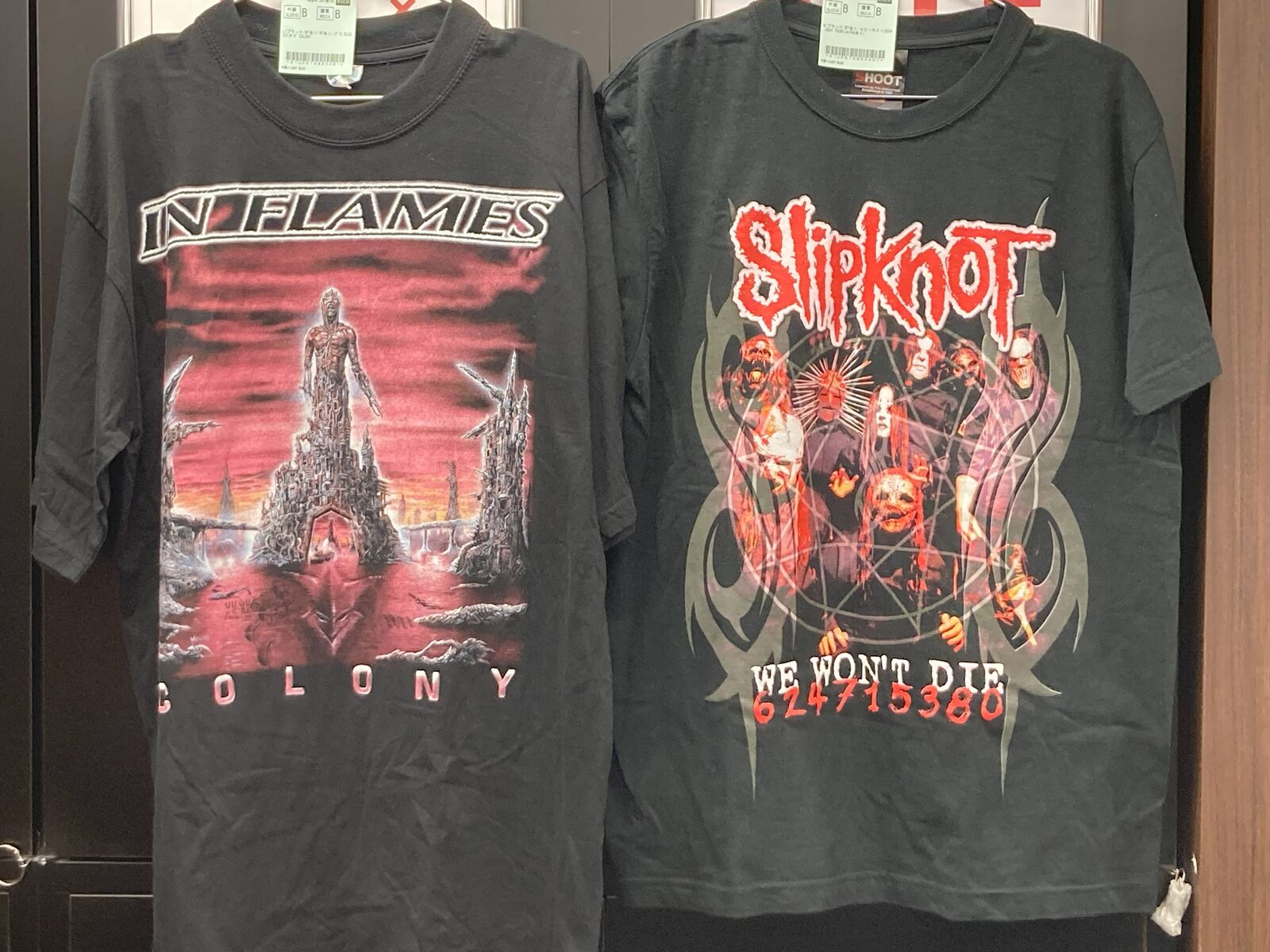 メタル中古バンドTシャツが約50点入荷しました!METALLICA/SLIPKNOT/IN