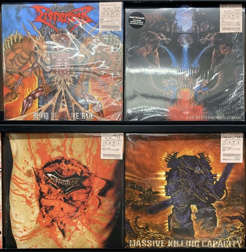 プレミアムな中古レコード大放出！DISMEMBER/METALLICA/POSSESSED