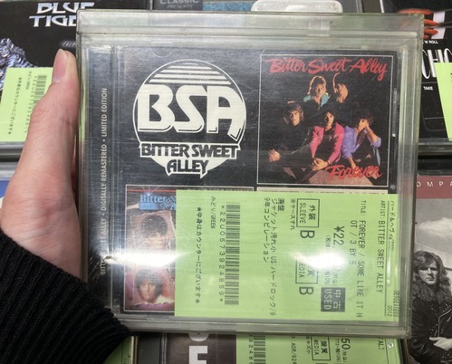 BITTER SWEET ALLEYのレア盤、BERNIE LABARGE 、BLUE TIGER、CHICKS 'N