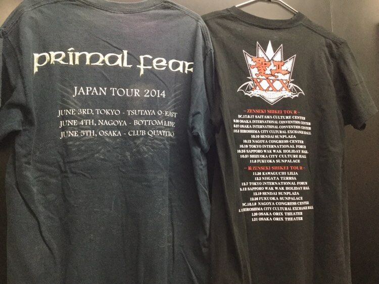 MEGADETH「WORLD TOUR '97」シャツやYNGWIE MALMSTEEN、VENOM等ツアーT