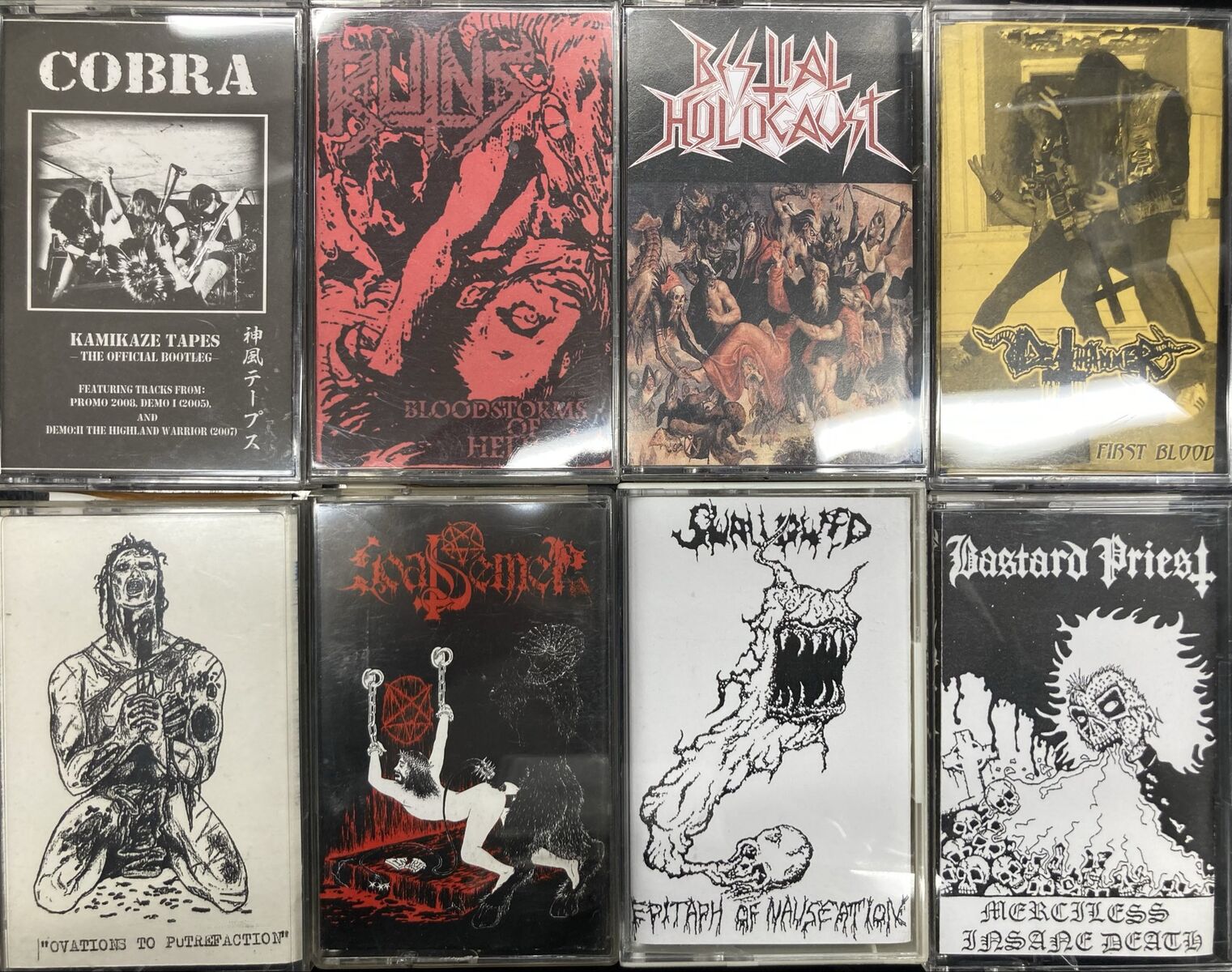 AUTOPSYの3タイトルBOXやBASTARD PRIEST、DEATHHAMMER、SWALLOWEDなど