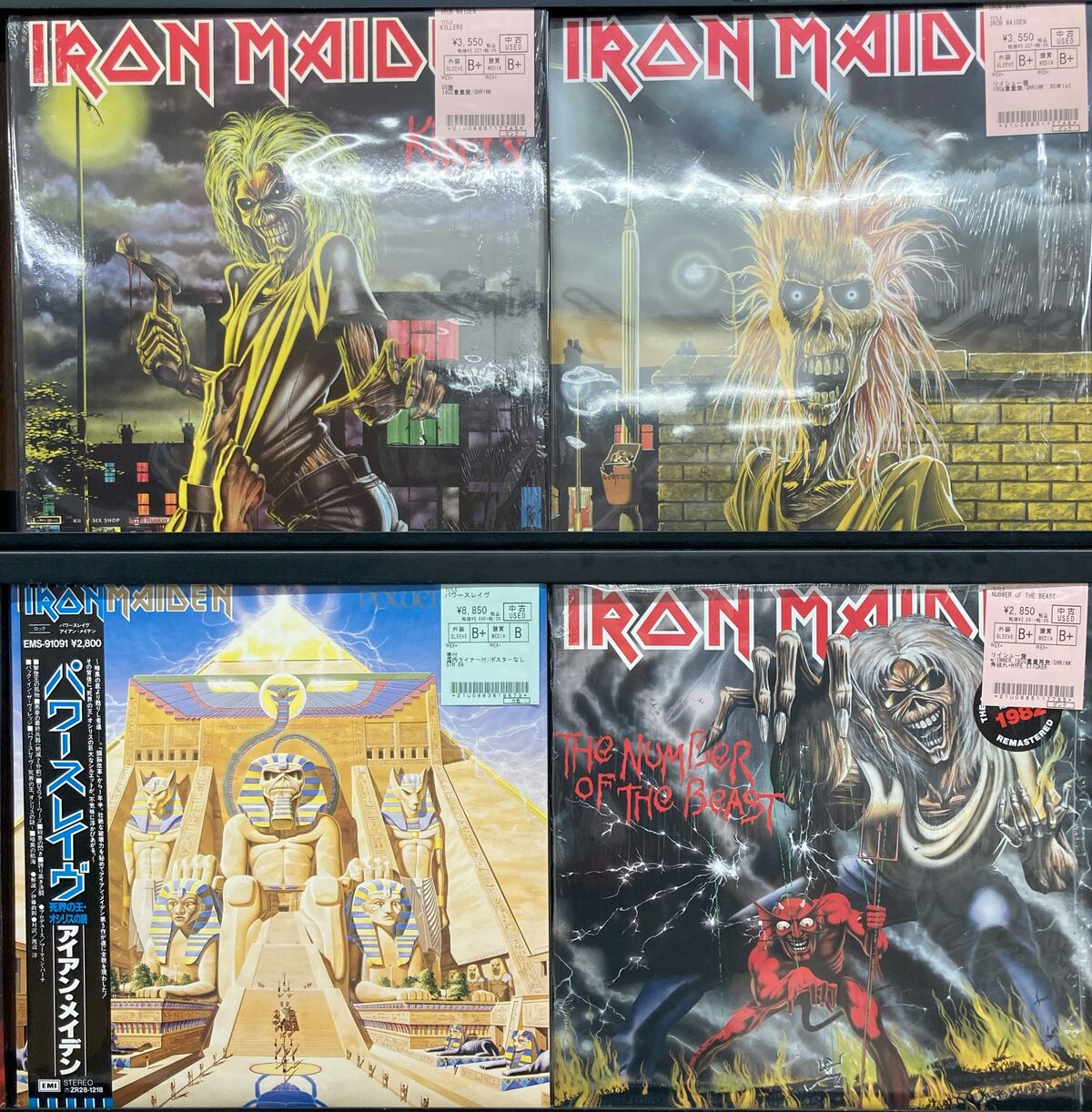 IRON MAIDEN来日公演が待ちきれない!当店に眠るIRON MAIDENの IRON MAIDEN来日公演が待ちきれない!当店に眠るIRON MAIDENの