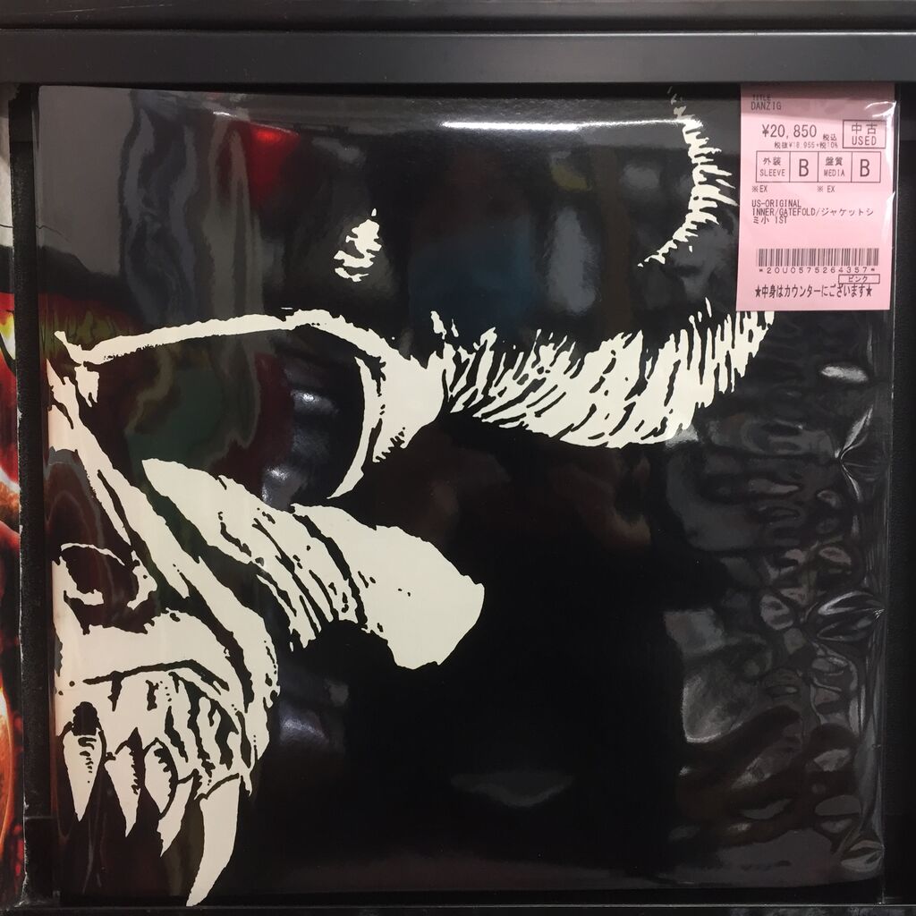 USオリジナル盤 盤面＆インナー新品同様 美品 DANZIG / Danzig DANZIGの1st「DANZIG」USオリジナル盤やKREATORドイツオリジナル