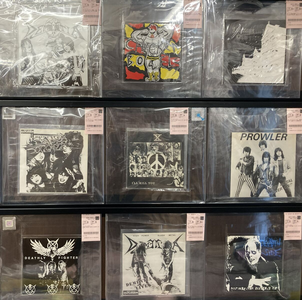 ジャパニーズメタルを中心に中古レコードのレア盤/貴重盤大量入荷