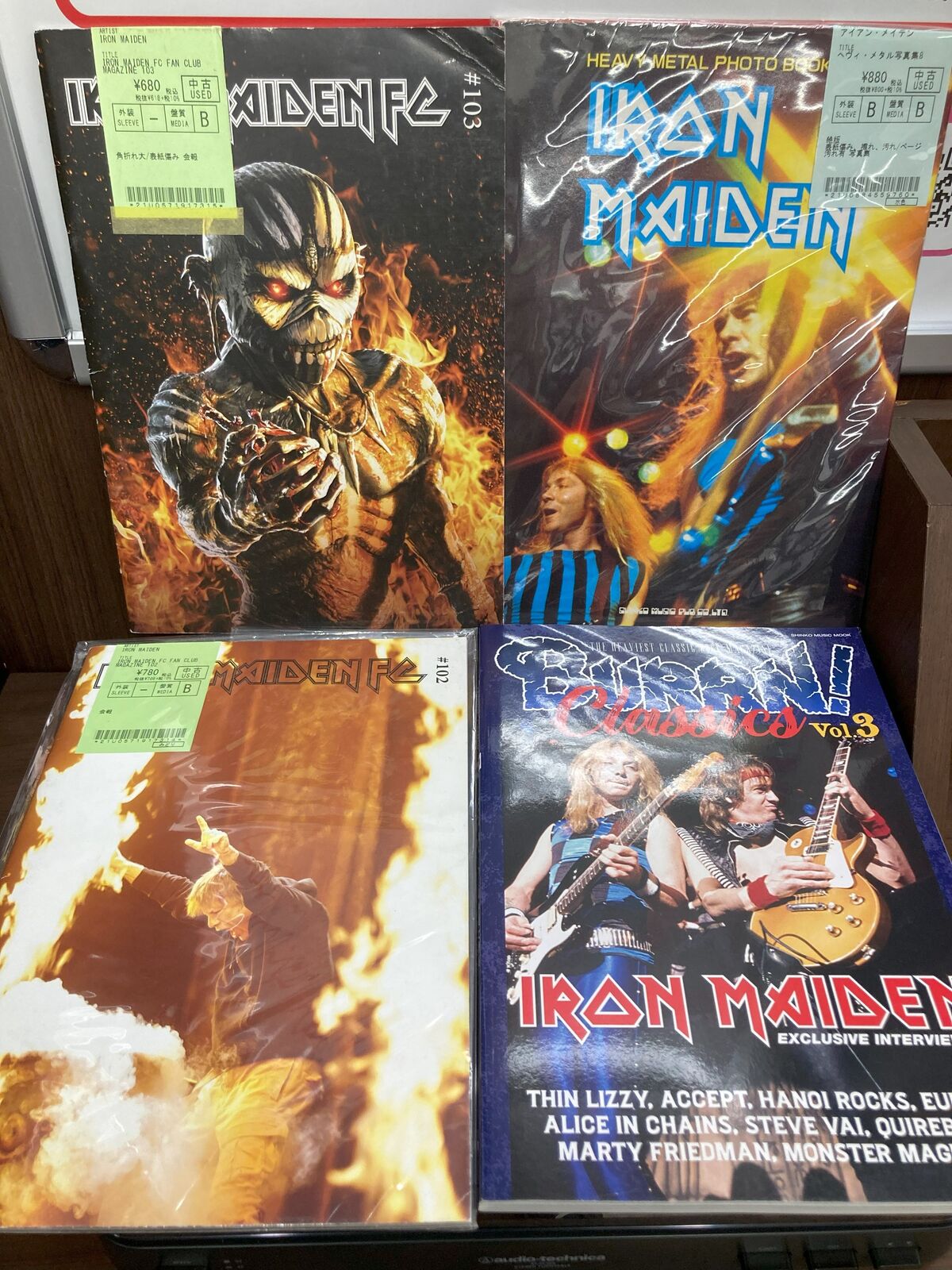 IRON MAIDEN来日公演が待ちきれない！当店に眠るIRON MAIDENの