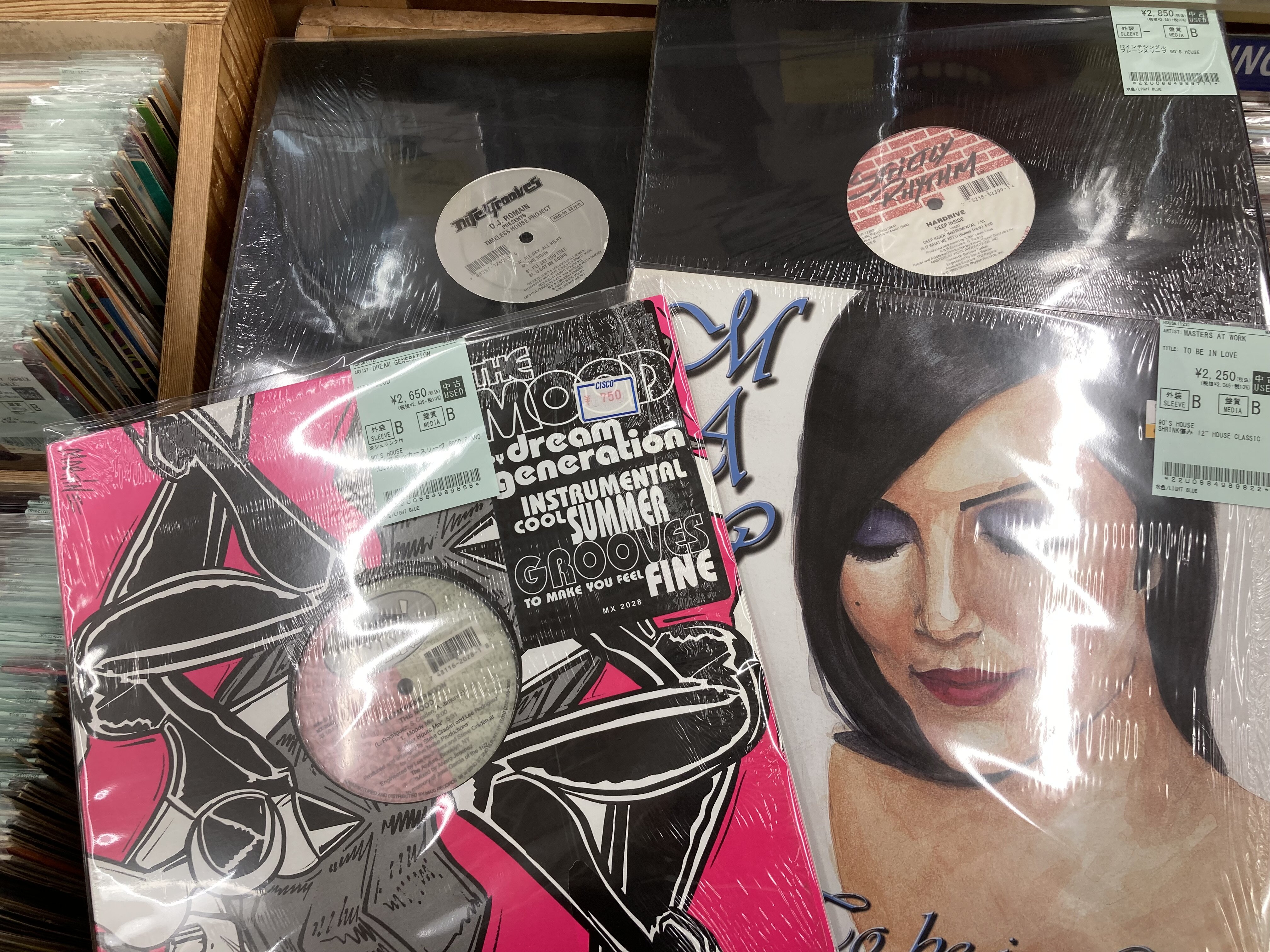 90'S HOUSE多数。新着コーナー総入れ替え、HOUSE/TECHNO etc 中古
