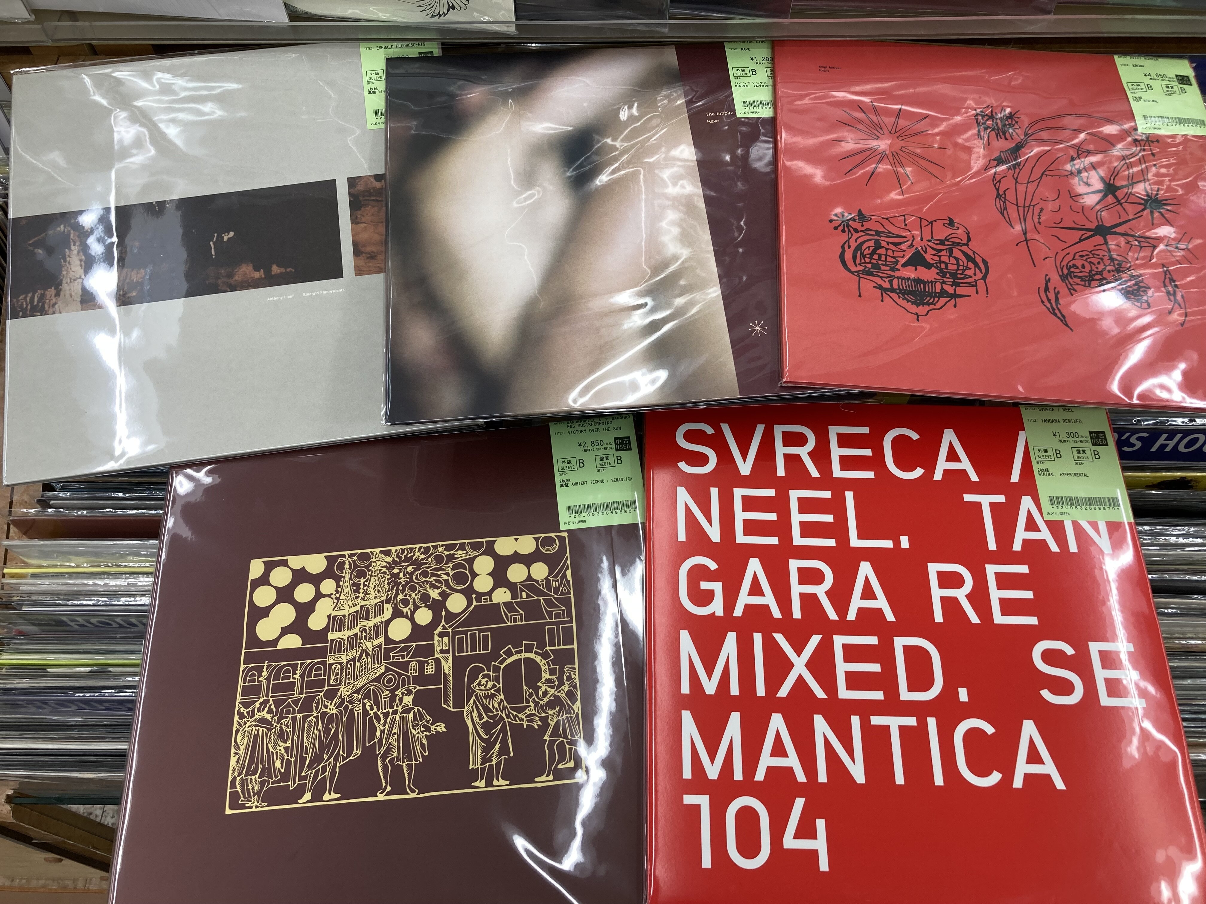 DEEP/EXPERIMENTAL MINIMAL、AMBIENT/LEFTFIELD中古レコード 100