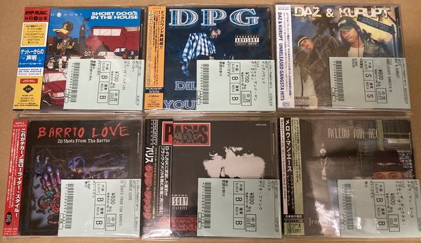 GANGSTA RAP/CHICANO RAP新着中古CD約200枚出しました GANGSTA RAP/CHICANO RAP新着中古CD約200枚出しました