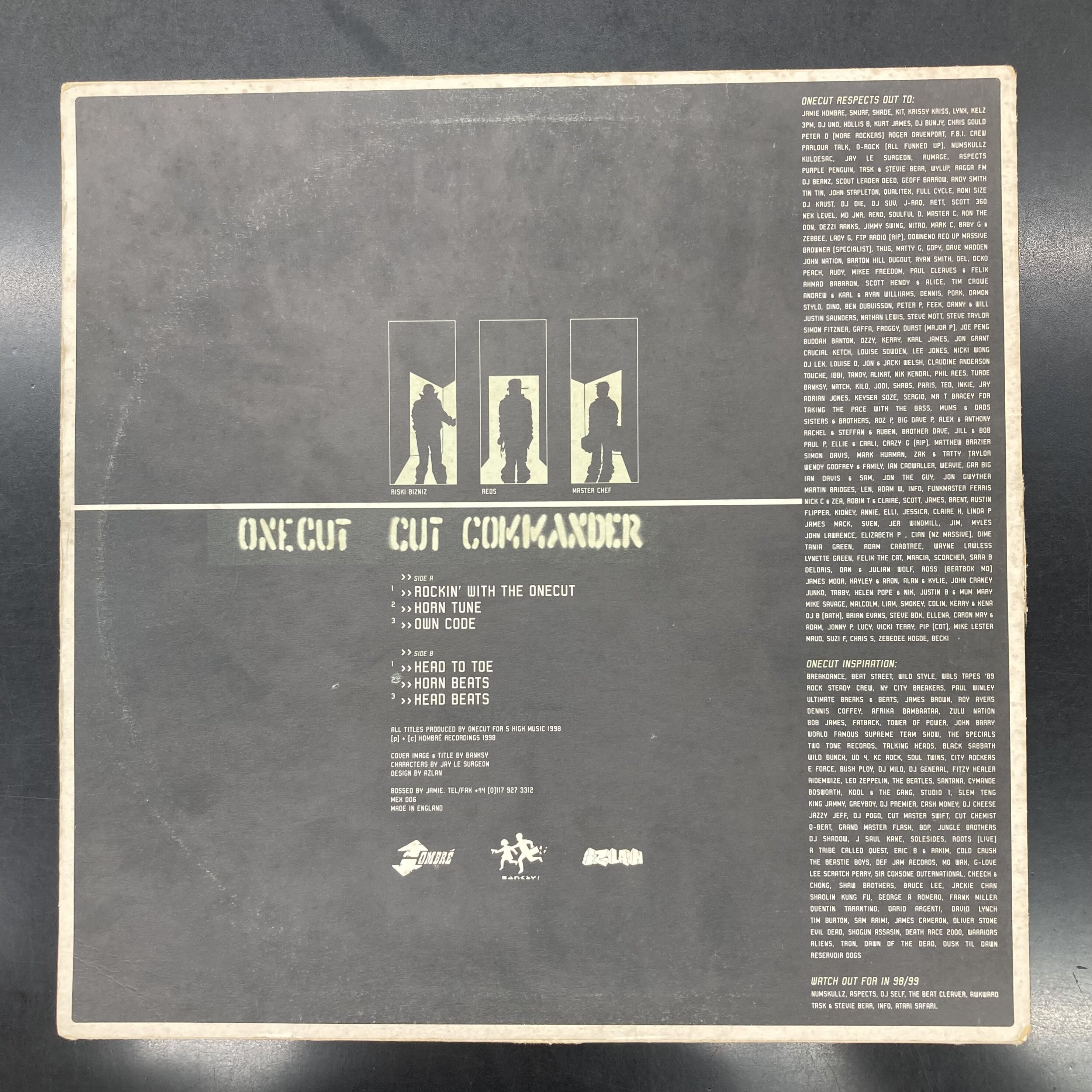 （特別値下）One Cut Banksy ジャケット レコードセット BANKSY ONECUT Cut Commander • Silverback Gallery