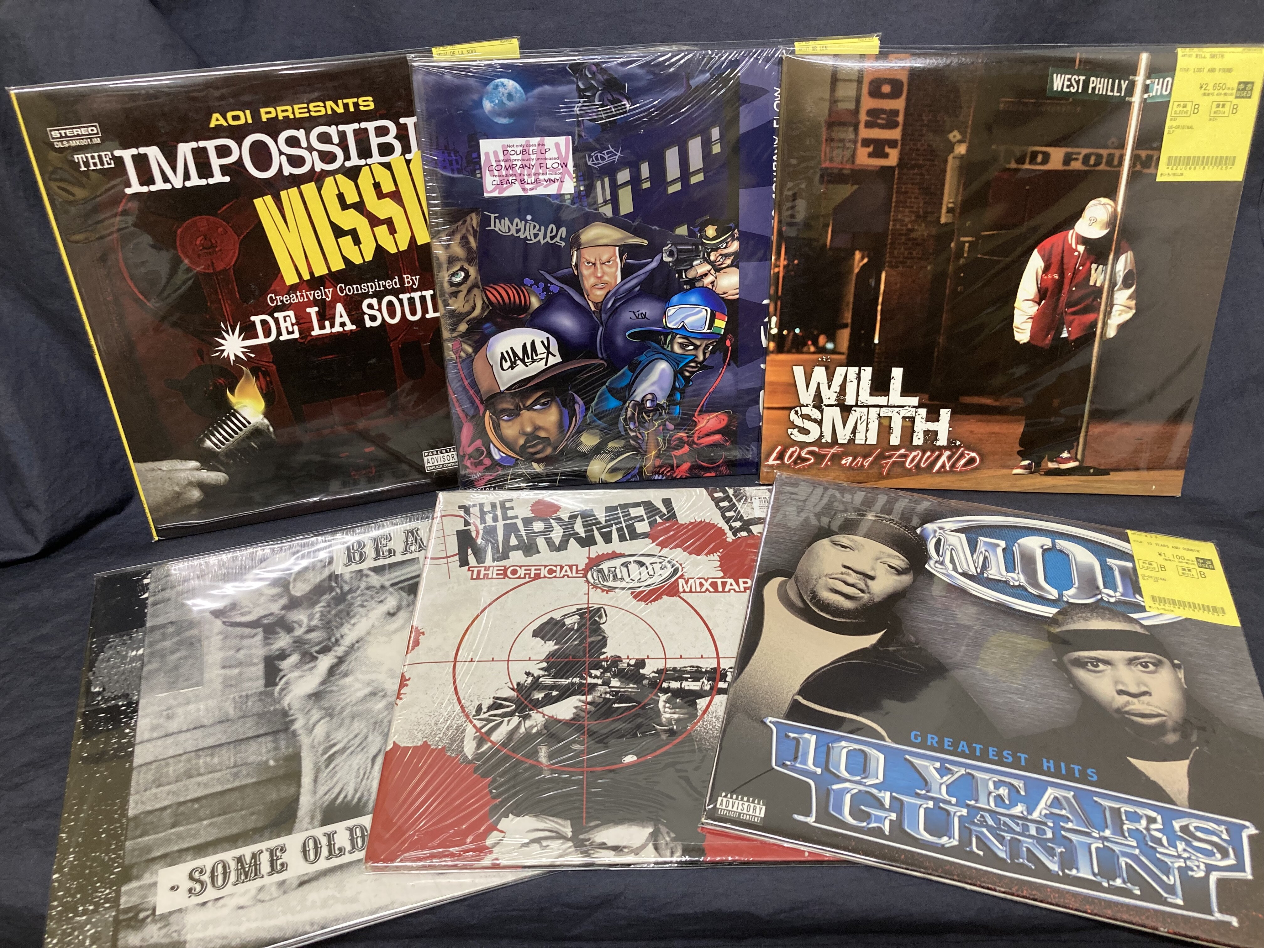 HIPHOP/R&Bの中古レコードをLP,12インチ合わせて180枚オーバーで