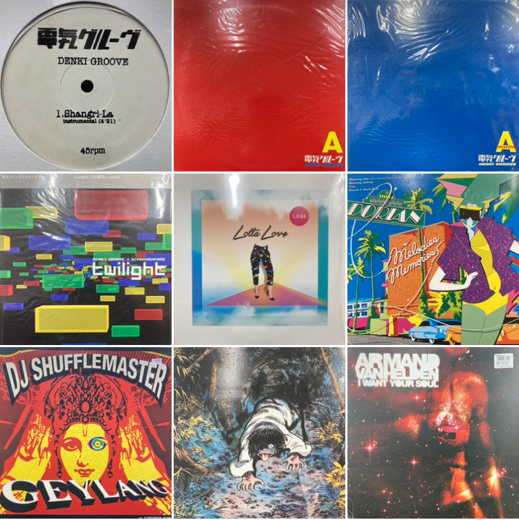 TECHNO/HOUSE/DETROIT 中古レコード 200枚OVER出品済み。電気グルーヴ