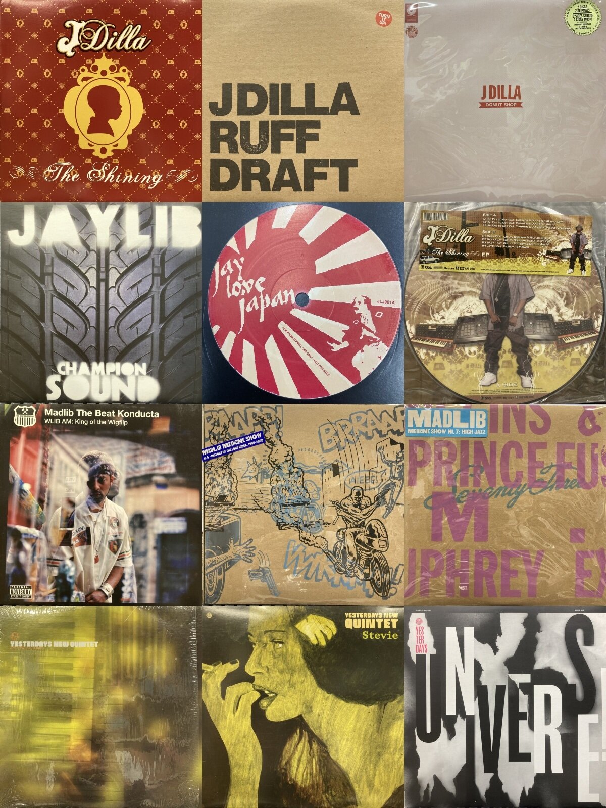 7/19(土)HIPHOP USED VINYL入荷!! J.DILLA/MADLIB/STONES THROWを中心 