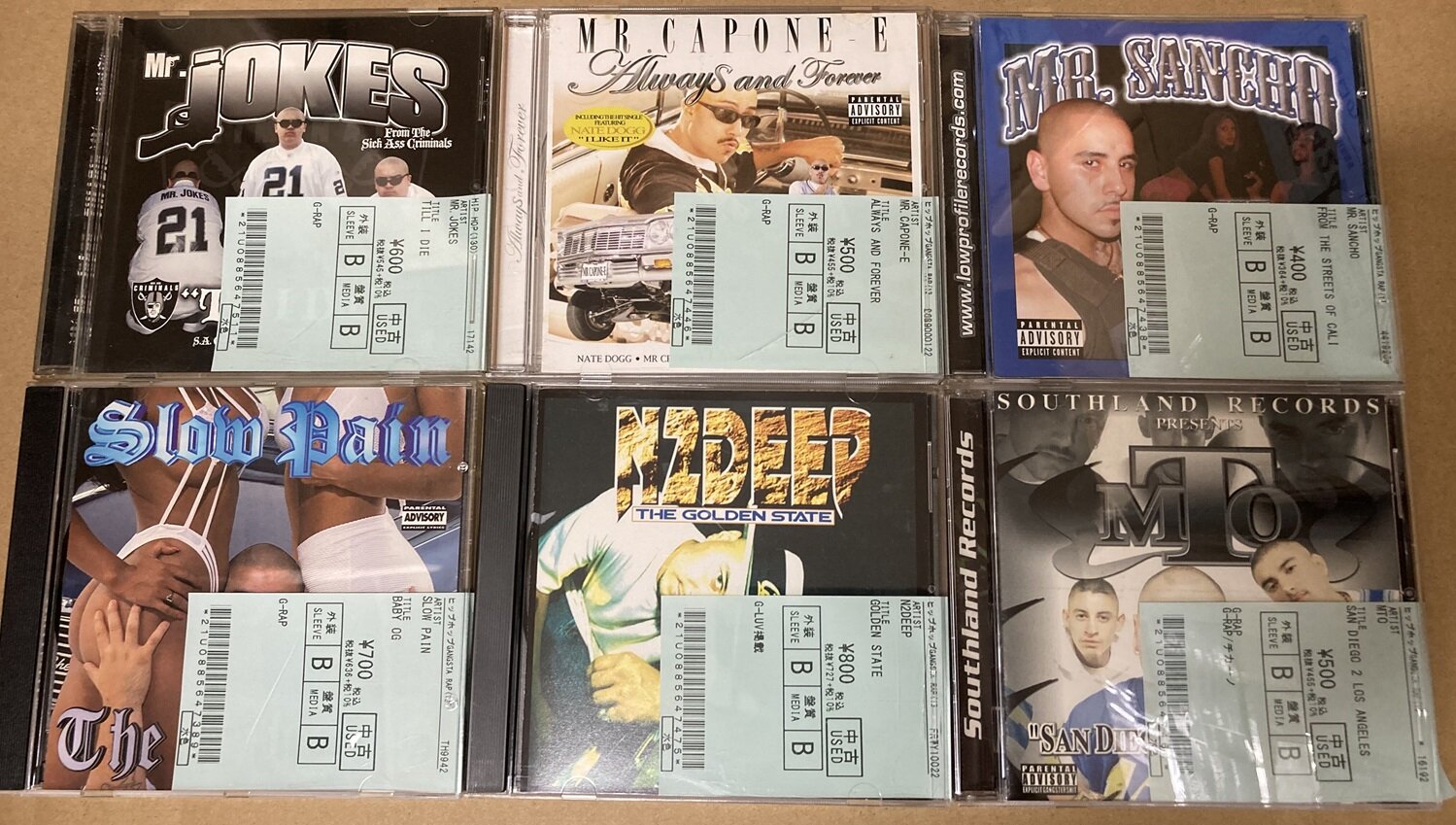 GANGSTA RAP/CHICANO RAP新着中古CD約200枚出しました GANGSTA RAP/CHICANO RAP新着中古CD約200枚出しました