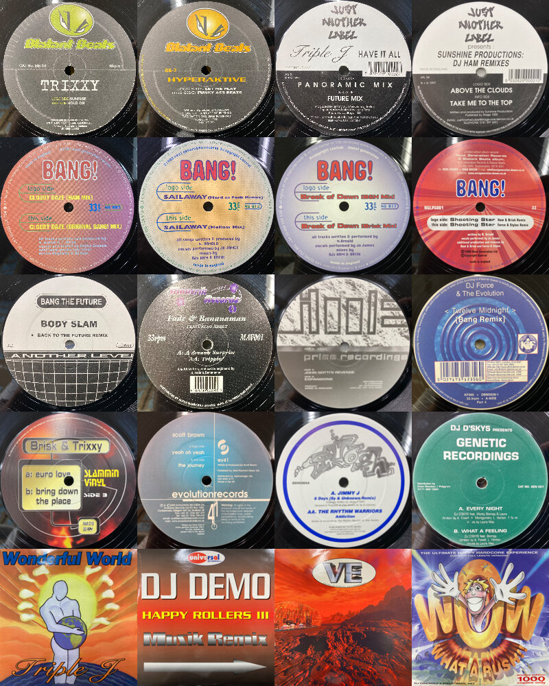 90'S HAPPY HARDCORE中古レコードまとめて入荷しました