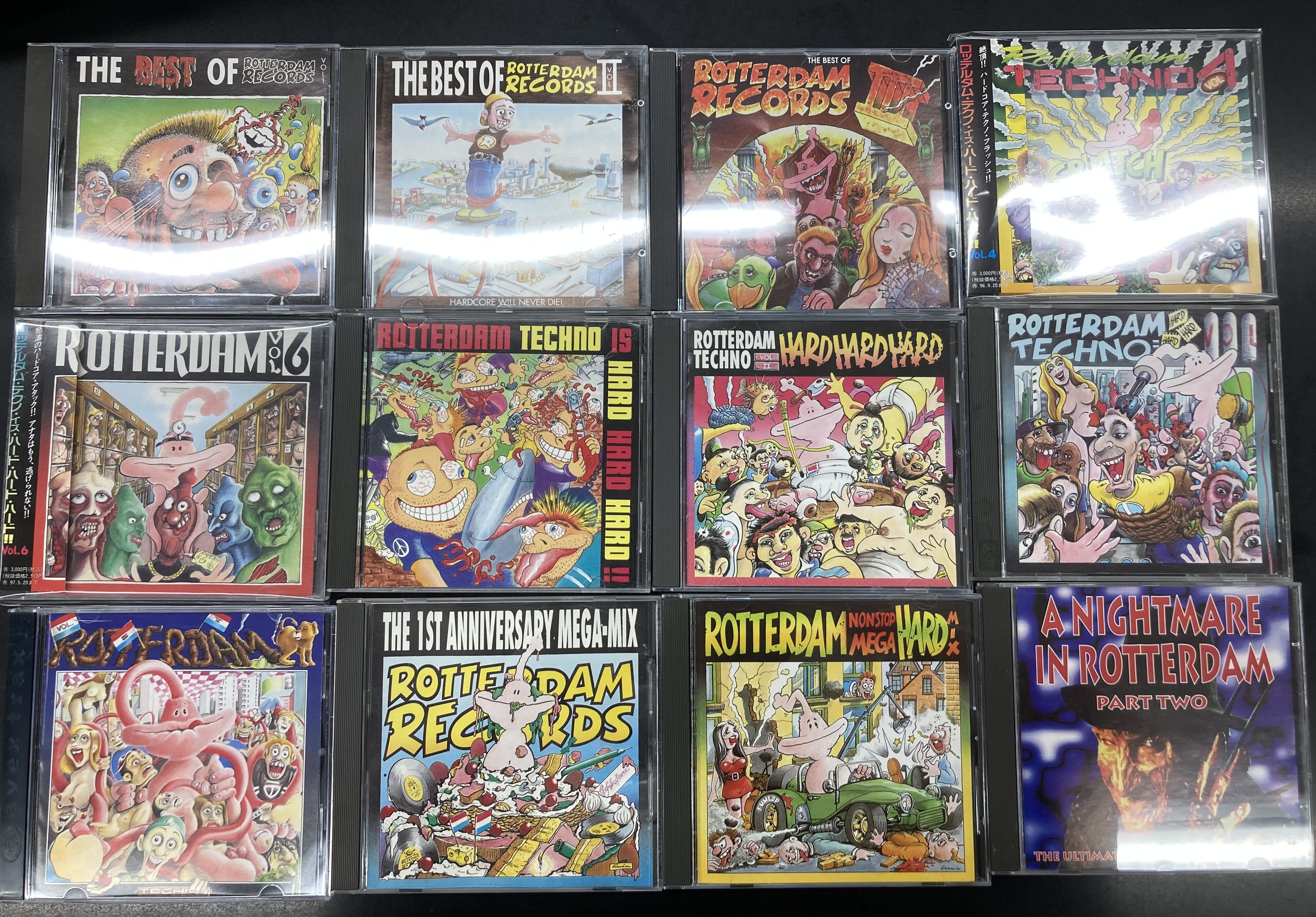 HARDCORE/GABBER/TRANCE 中古CD 約50枚出品。 ROTTERDAMコンピ、HAPPY