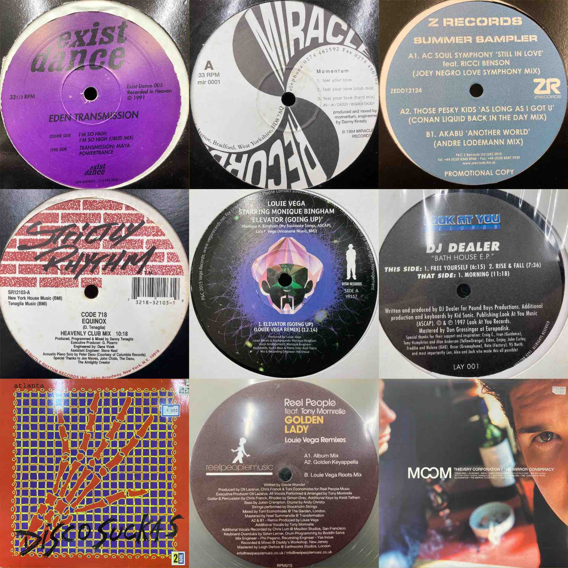 超良質HOUSE 中古レコード一挙250枚出品済み。 MR.FINGERS、 GLENN