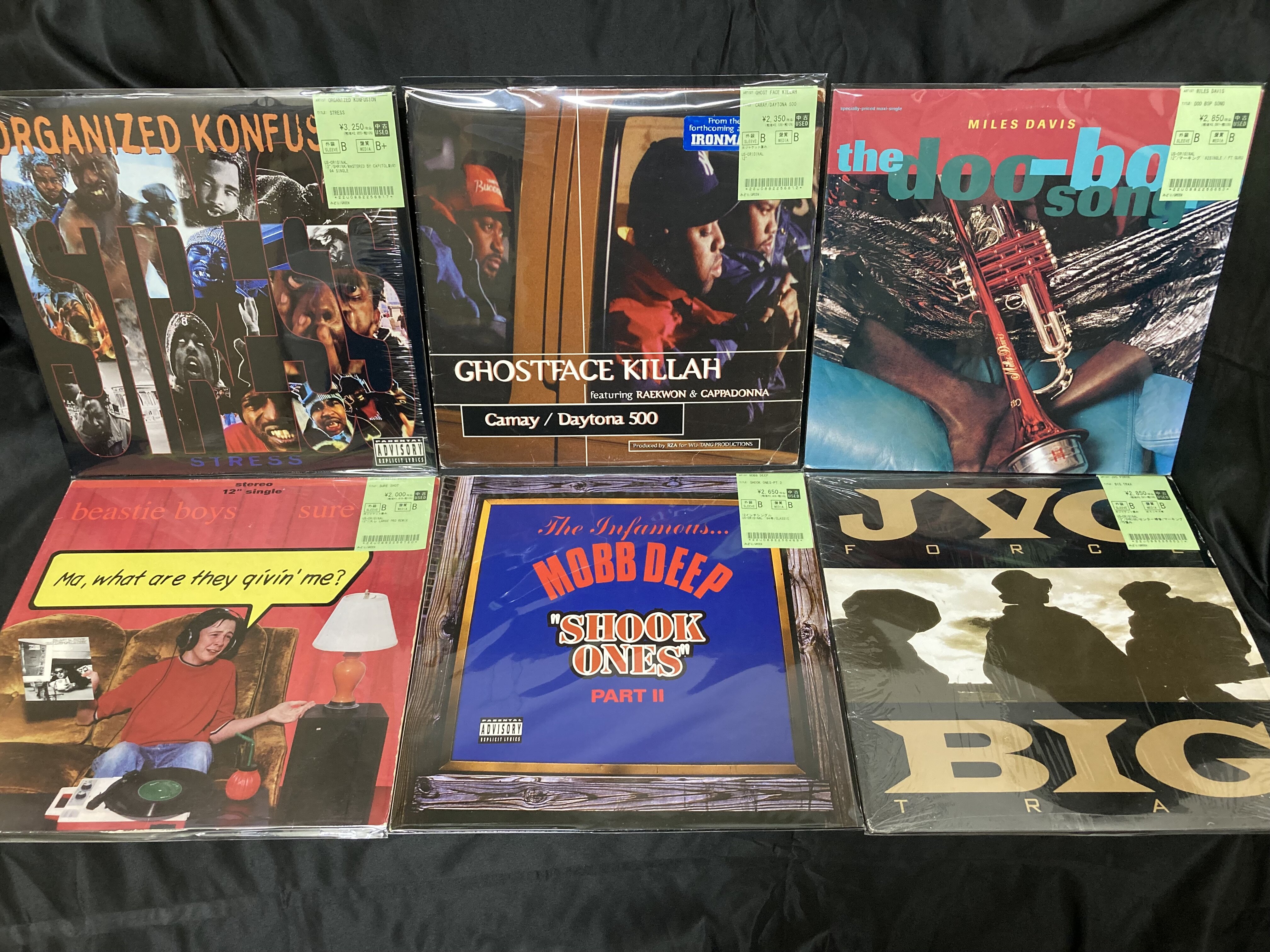 10/7(火) HIPHOP/R&B 新着中古レコード300枚以上出しました