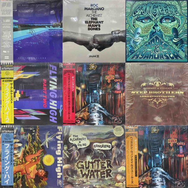 ALCHEMIST関連を筆頭に90'S CLASSICSや名盤から近年作まで USED HIPHOP