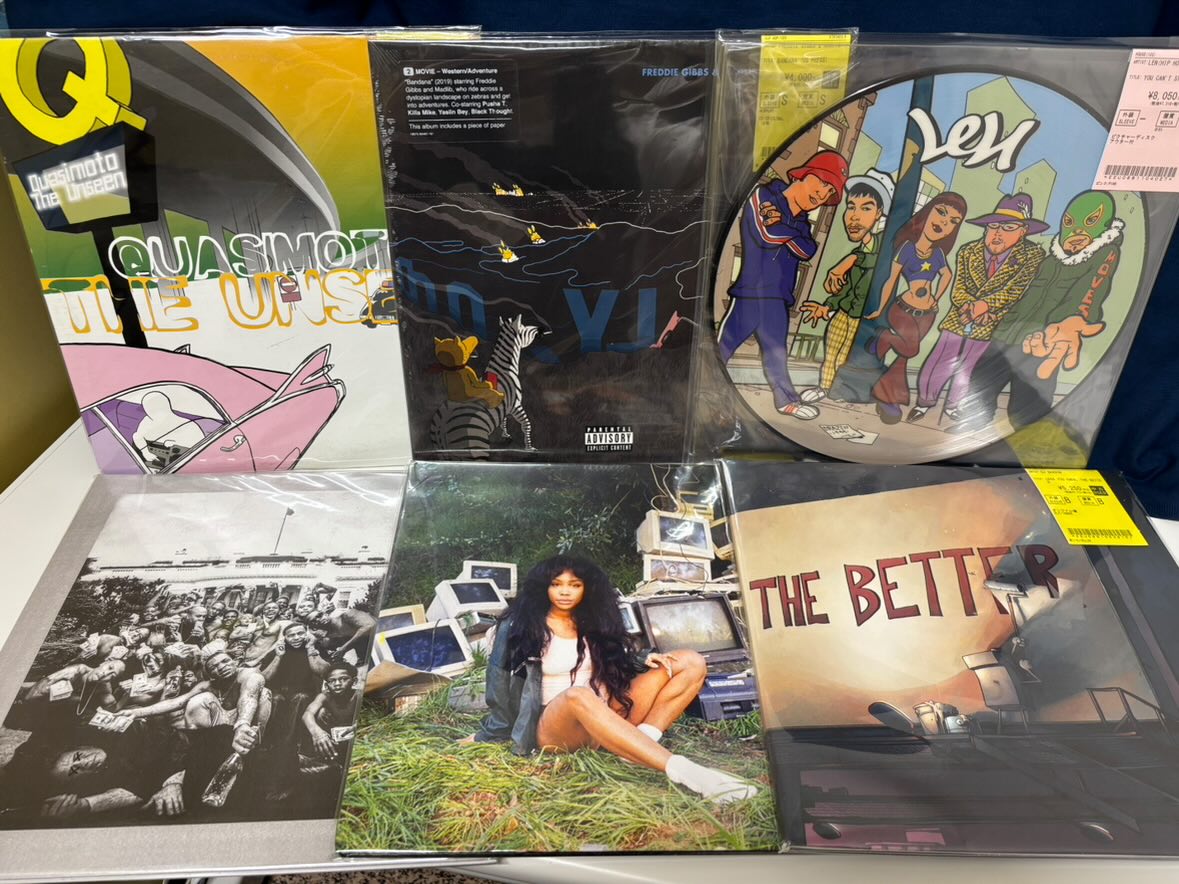 8/16(日)00s~現行HIPHOP/R&B USED VINYL入荷情報!!セール級良盤