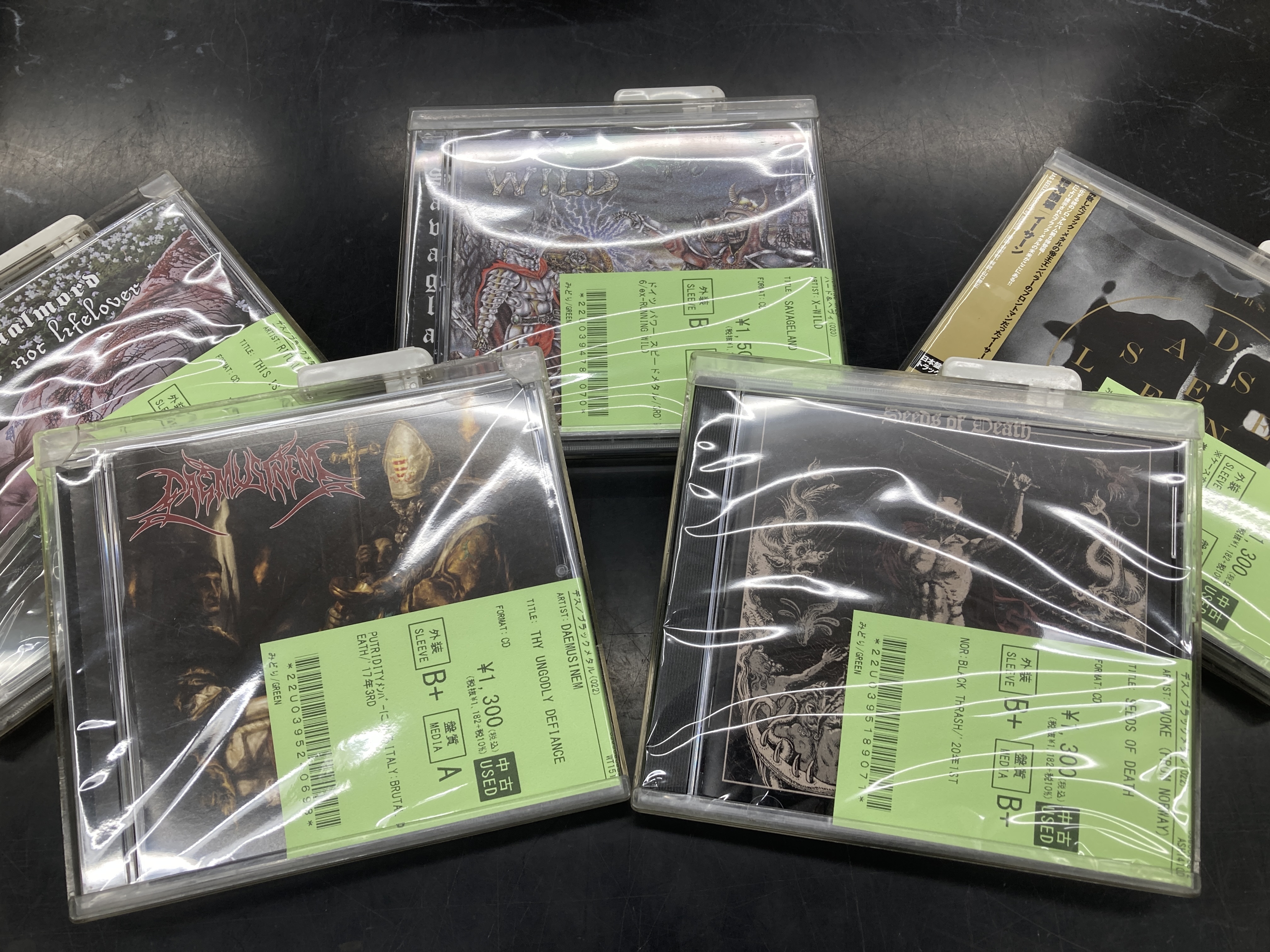 ♰10/19(月)メタル中古CD在庫情報！！♰ : ディスクユニオン下北沢店