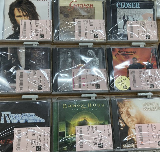 10/14(火)メタル中古CD入荷情報① メロディアスハード,メロ