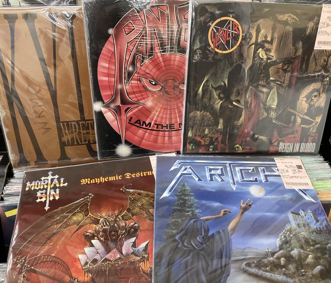 5/4(日) METAL中古アナログ入荷情報！ レア盤からお買い求め