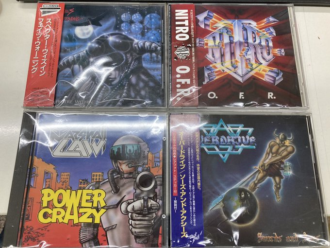 7/30(火) METAL中古CD情報 正統派HR/HM、POWER METALなど一挙200