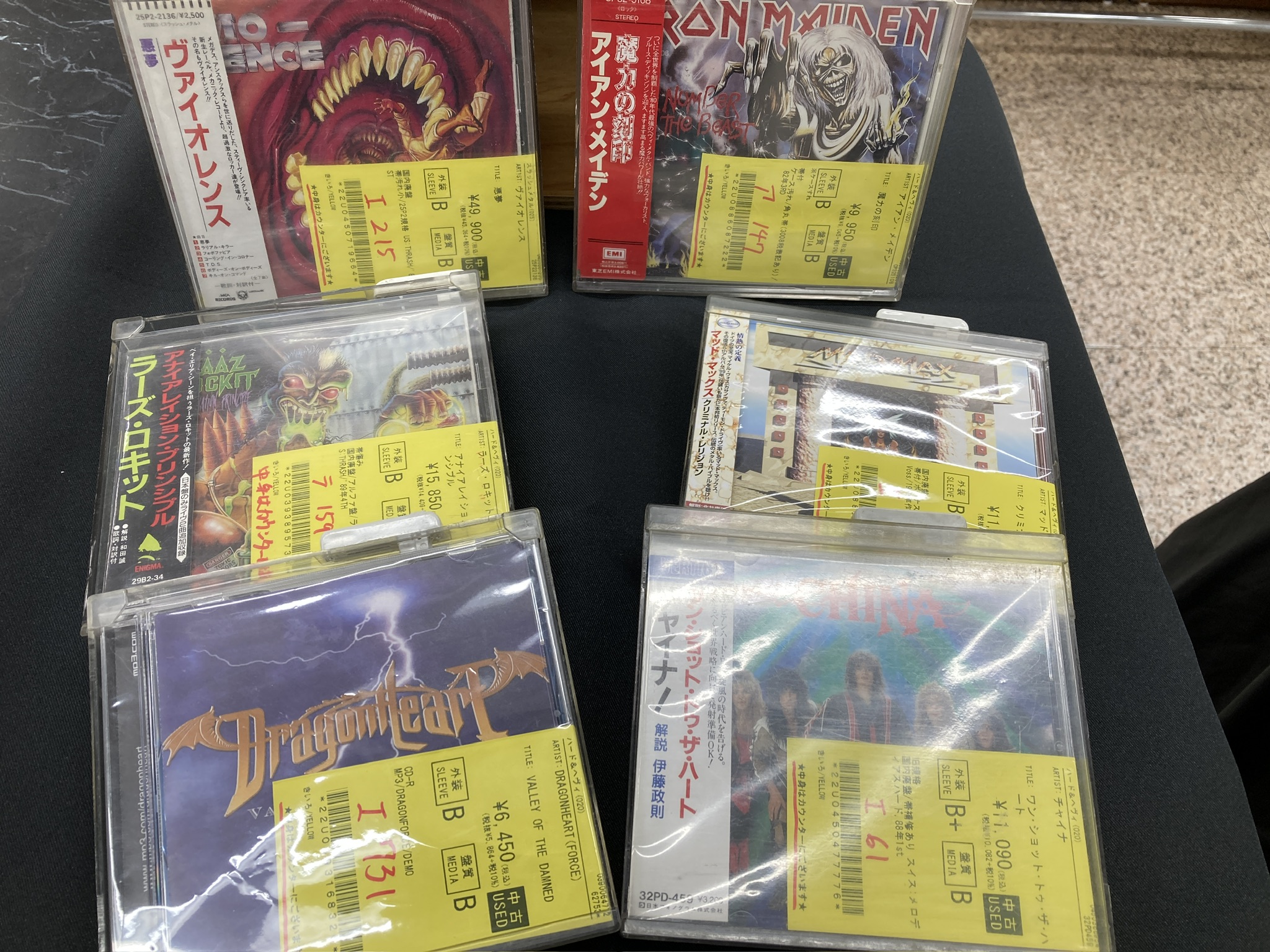 ♰8/17(月)メタル中古CD在庫情報！！廃盤中心にまとめております