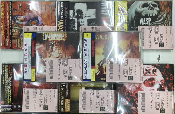 10/5(日)メタル中古CD入荷情報 お求めやすい3桁価格帯の帯付国内