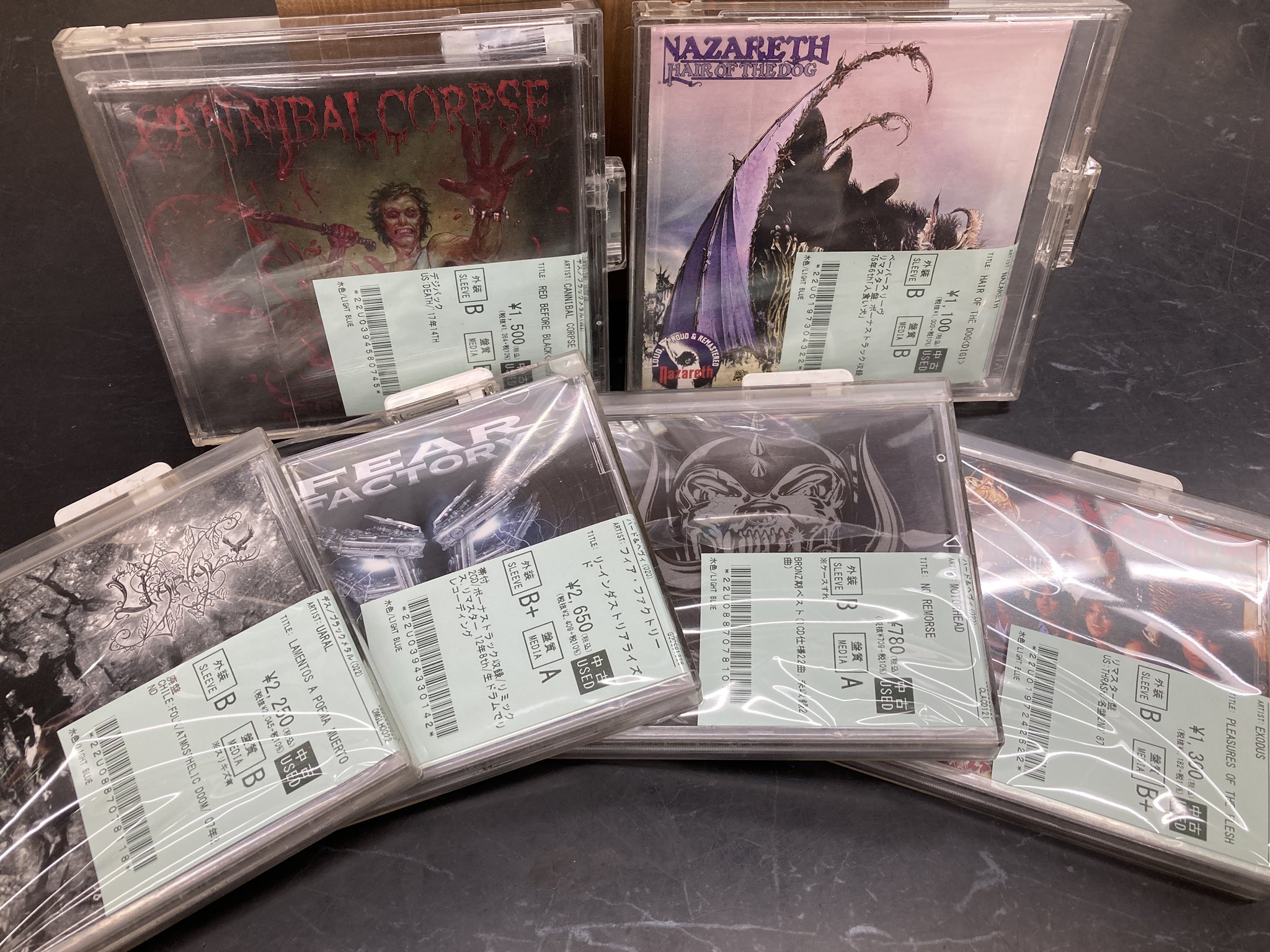 ♰6/16(火)メタル中古CD入荷情報！！！♰ : ディスクユニオン下北沢店