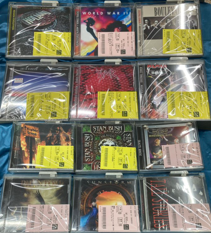 6/10(火) METAL中古CD入荷情報！ メロディアスハード一挙入荷
