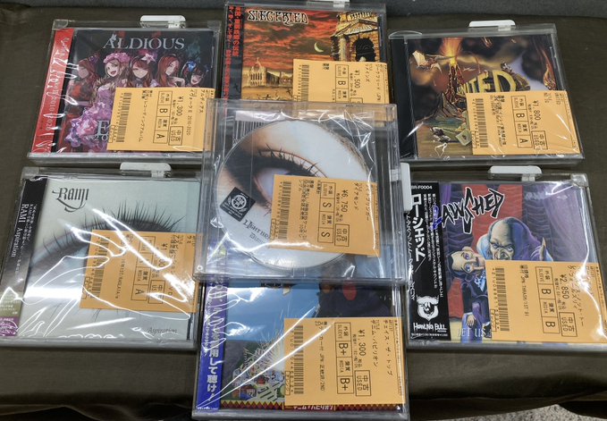 1/28(火)METAL中古CD情報① ジャパニーズメタルまとまって入荷