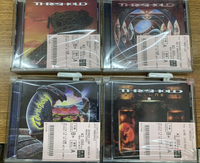 10/14(火)メタル中古CD入荷情報② : ディスクユニオン下北沢店