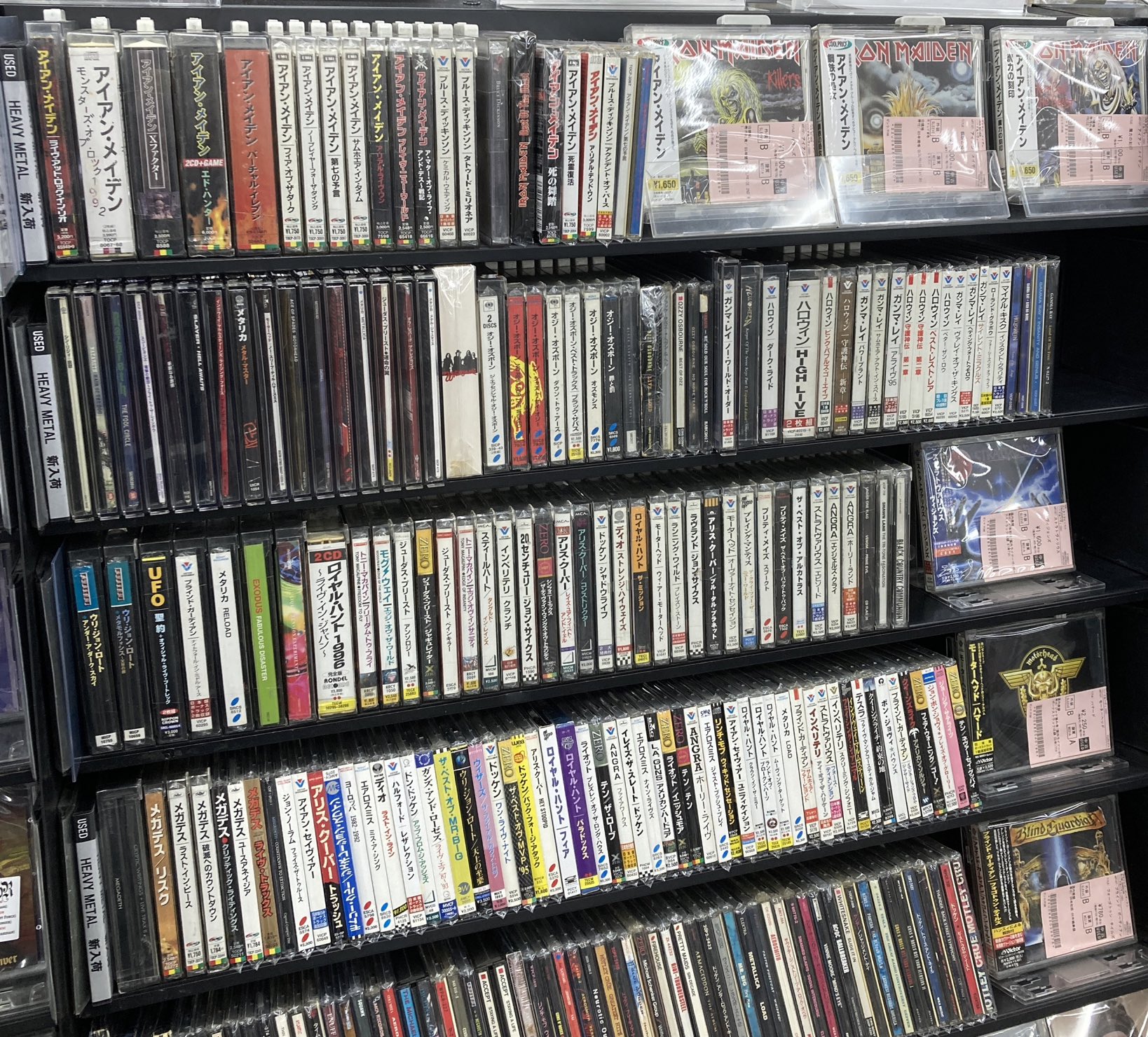 3/3(火)メタル中古CD入荷情報 お求めやすい3ケタ価格帯商品中心に定番 