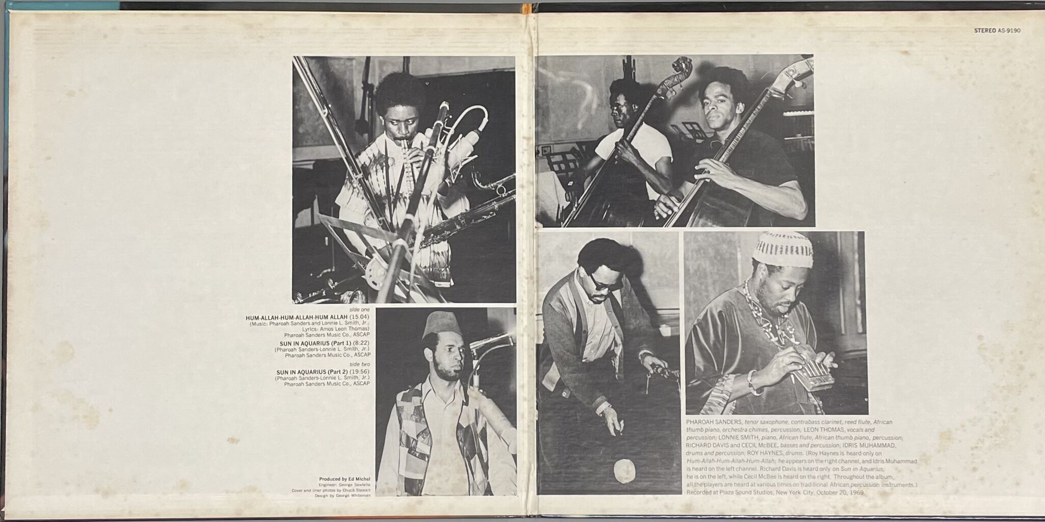 中古レコード/JAZZ/ジャズ】PHAROAH SANDERSの名盤3作品USオリジナル盤