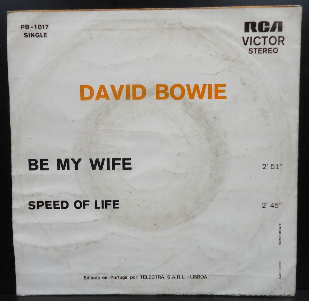 8/28(木) DAVID BOWIE/BE MY WIFE 中古シングル入荷 : ディスク
