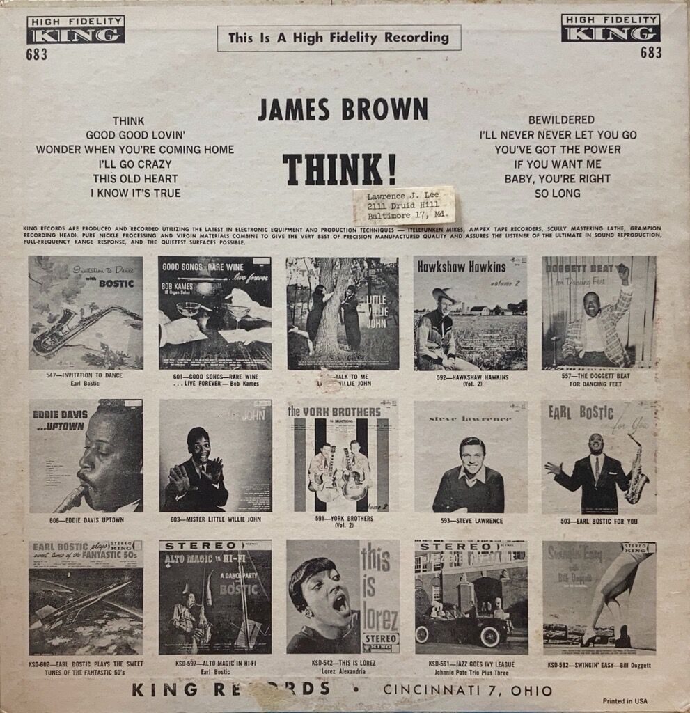 9/8(Mon)中古商品入荷情報!!》【レコード/SOUL】JAMES BROWN