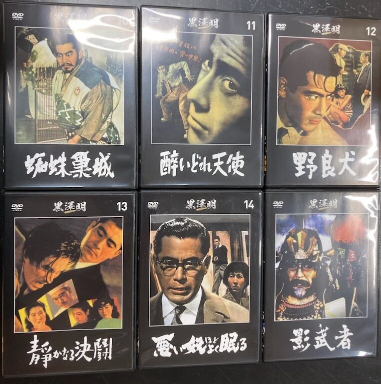 ㉓　黒澤明監督　DVD コレクション　まとめ ☆黒澤明DVDコレクション：ブックレットセット入荷しております