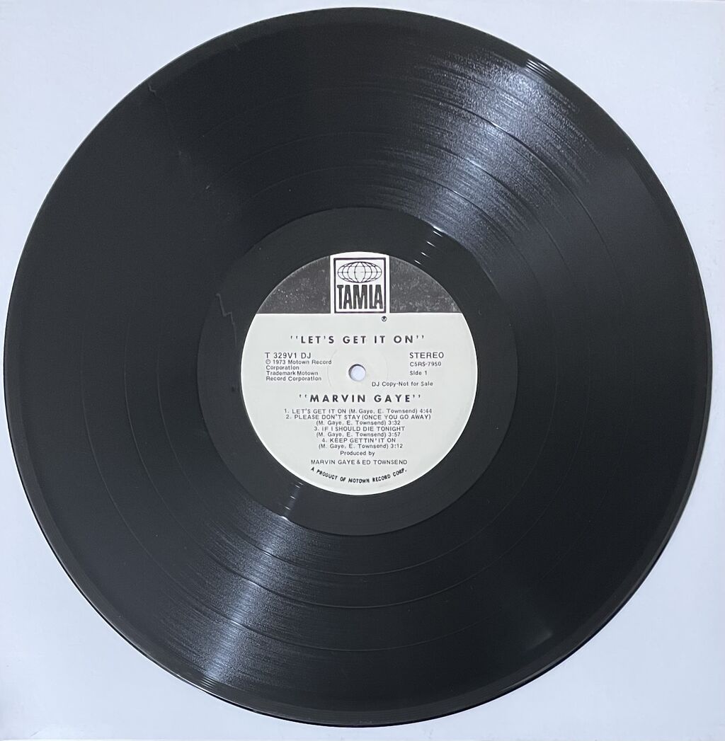 中古/SOUL】MARVIN GAYE / LET'S GET IT ON 稀少なWHITE LABEL