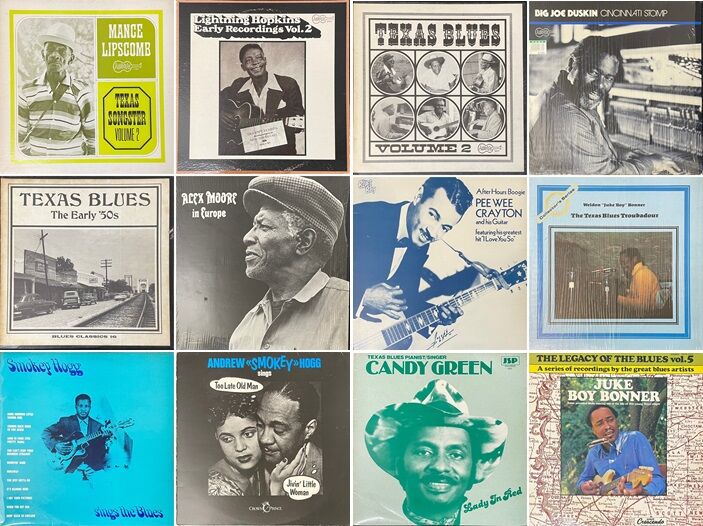 ブルースレコード　8枚 中古/BLUES/TEXAS BLUES】テキサス・ブルースの作品をレコードで