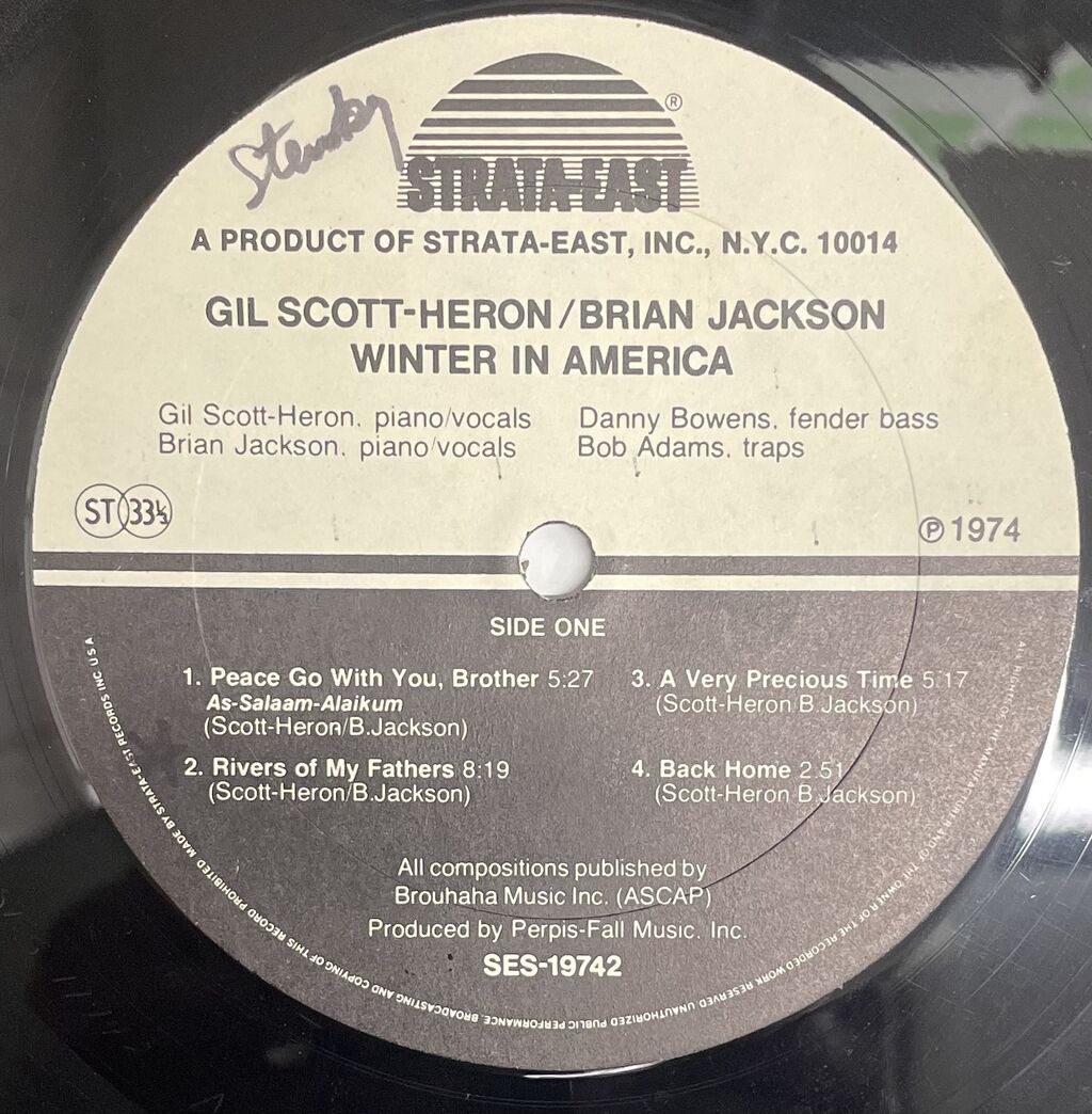 中古レコード/SOUL/RARE GROOVE】GIL SCOTT-HERON & BRIAN JACKSON